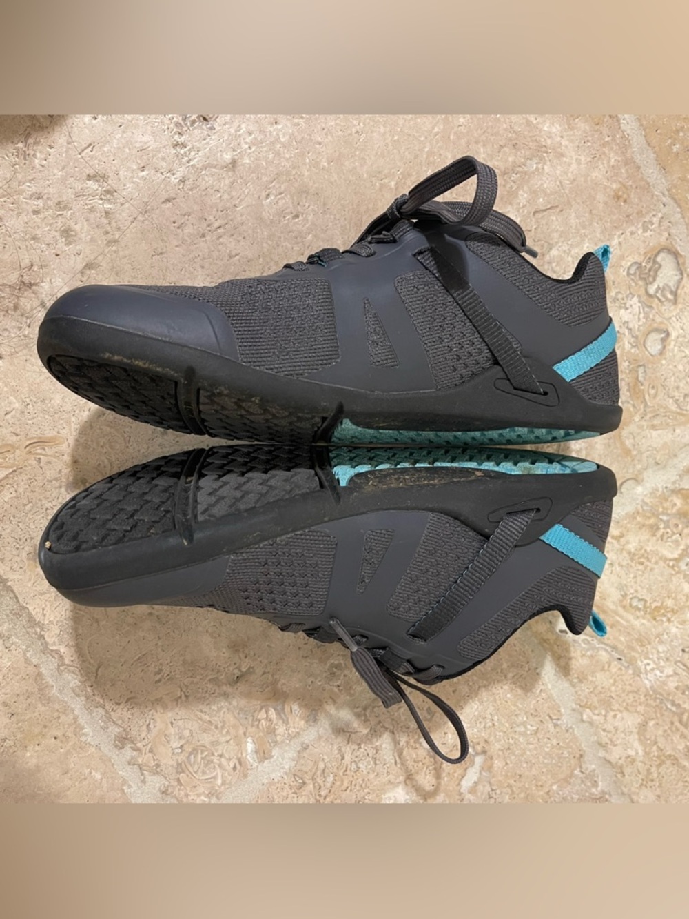 Xero Shoes Women's Prio Neo barefoot training Dark Gray w/ Teal Pull Tabs sz 8 - Picture 2 of 6